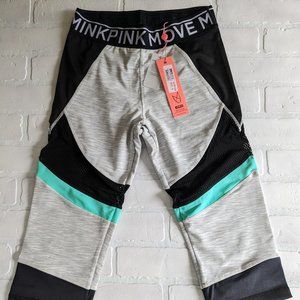 MINKPINK Move Women's Elevation 3/4 Leggings Fitness Yoga Pants